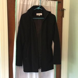 Calvin Klein Black Raincoat